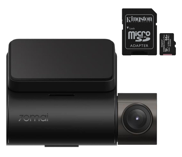 70mai Dash Cam A200 + karta 64GB Full HD/130/2" - 1362199 - zdjęcie
